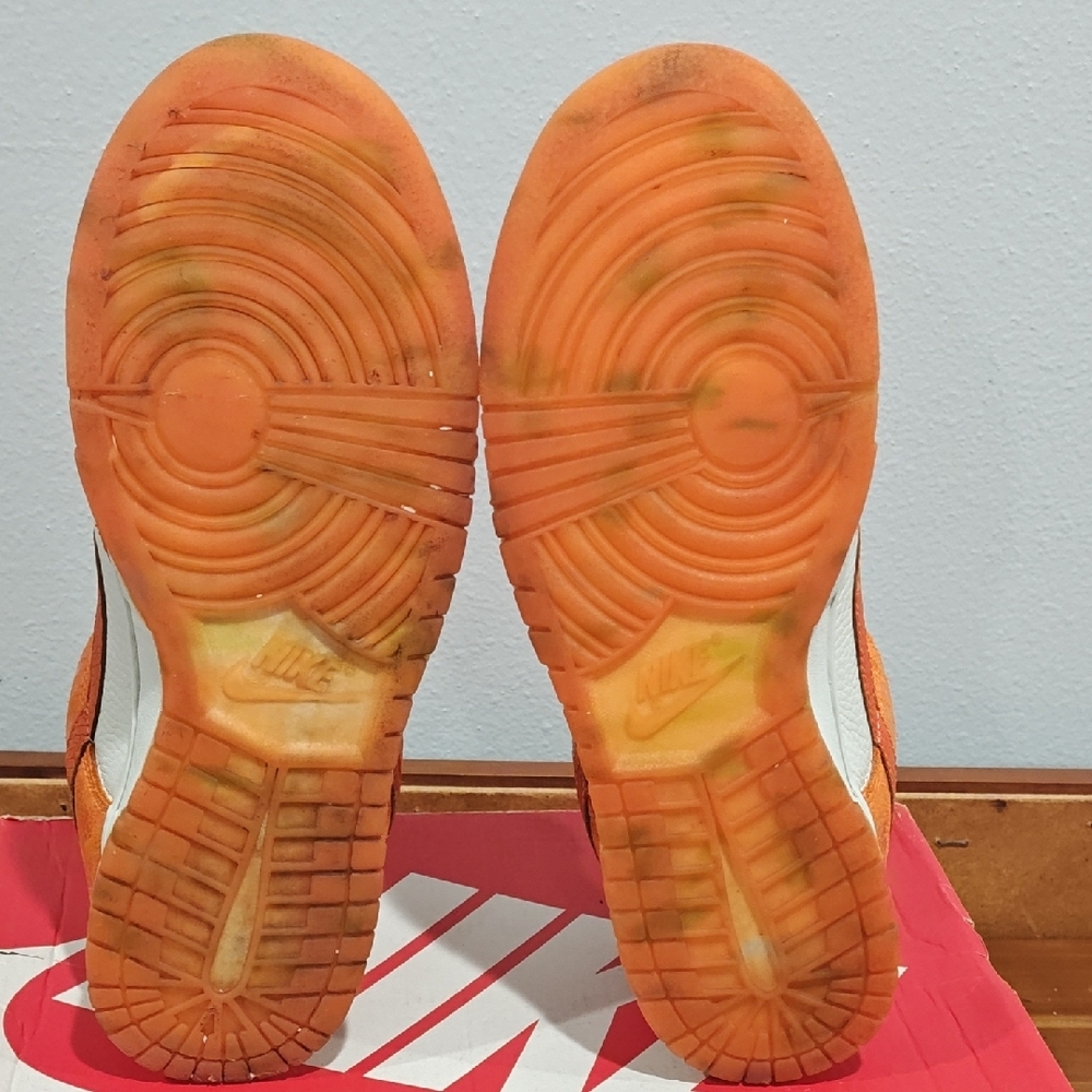 Nike Women's Sneakers Orange and White - Picture 9 of 13